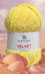 POPYARN VELVET B012 žlutá
