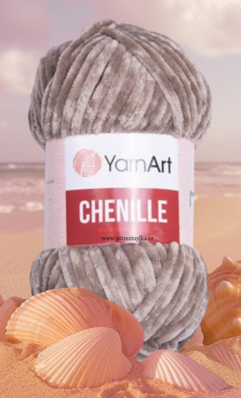Chenille 554 sv.hnědá 