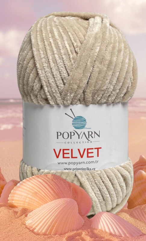 POPYARN VELVET B015  béžová