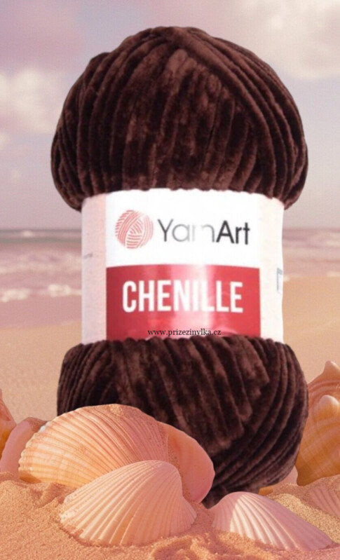 Chenille 575 tm.hnědá 
