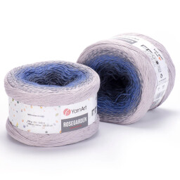 Rosegarden 315 antracitová,tmavě šedá, modrá, šedá, smetanová