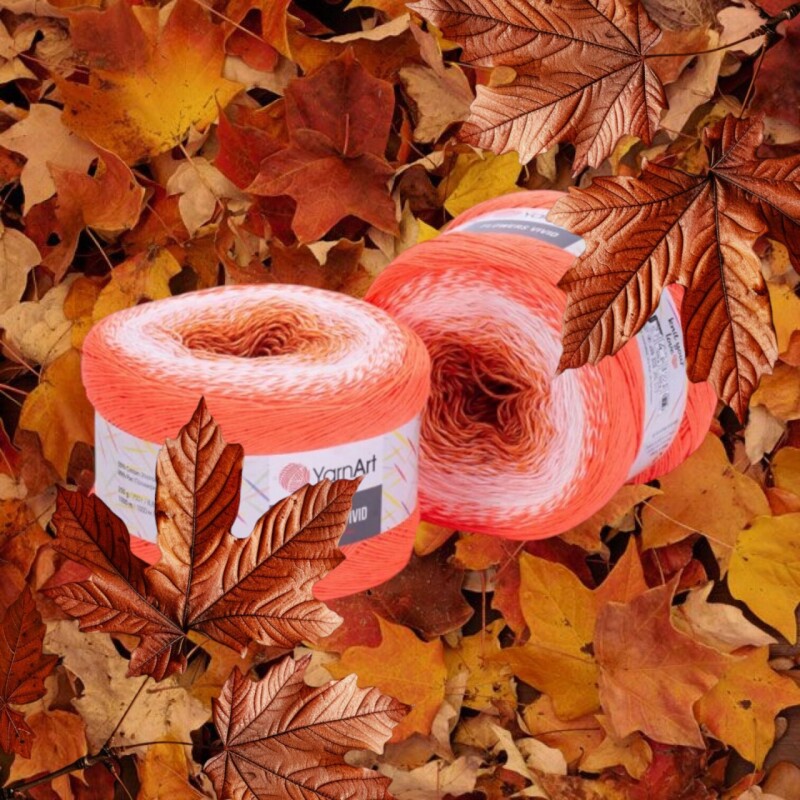 Flowers Vivid 512 rezavá,bílá,neon oranžový