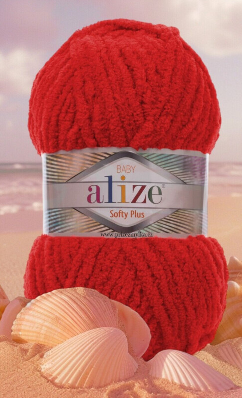 Softy plus 056 červená 