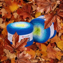 Flowers Vivid 510 neon žlutý,tyrkys,modrá