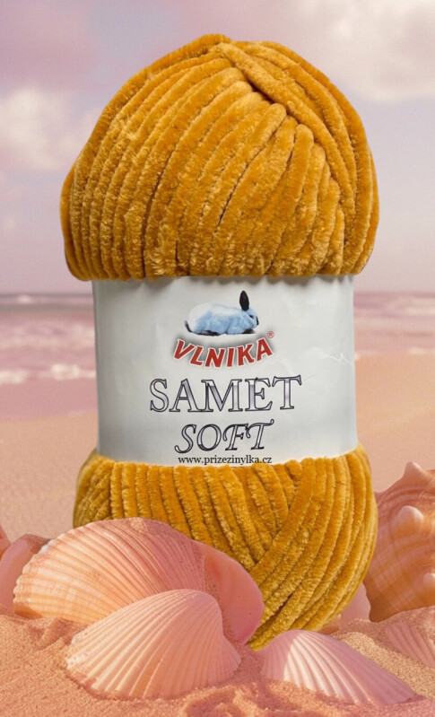 Samet soft 257 hořčice
