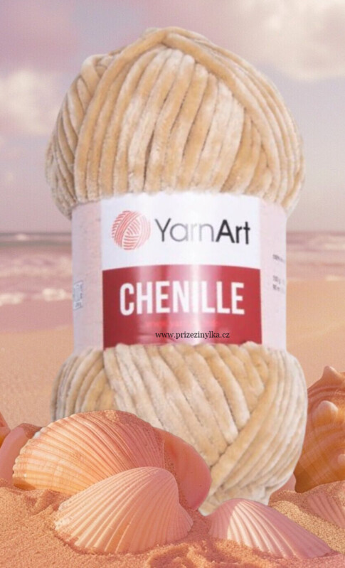 Chenille 547 velbloudi béžová
