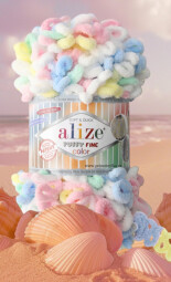 Puffy fine color 5949 pastelové 