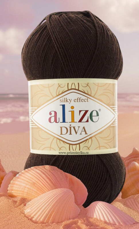 Diva 026 hnědá 