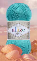 Diva 376 zelený tyrkys 