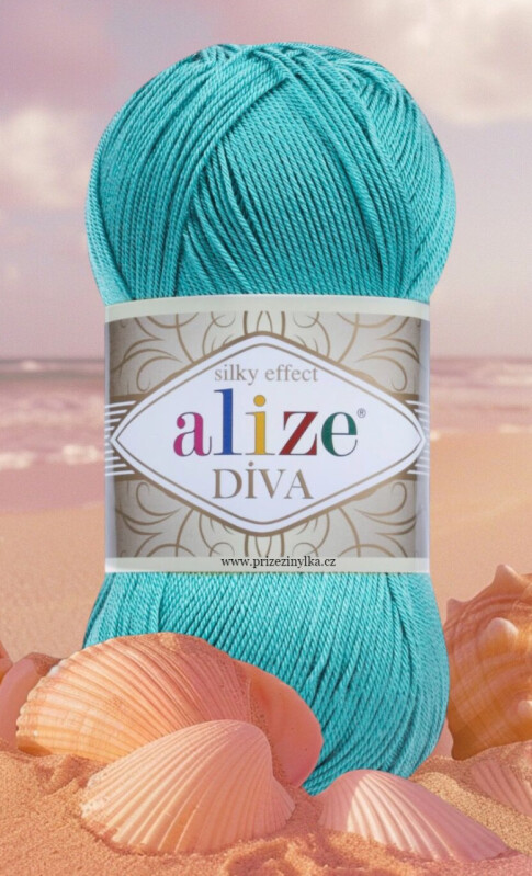 Diva 376 zelený tyrkys 