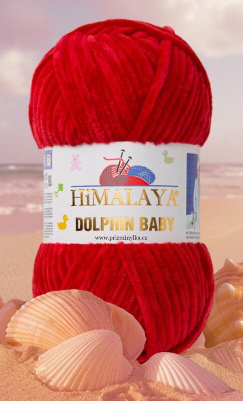 Dolphin baby 80352 tm.červená
