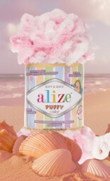 Puffy color 5863 růžovo-bílá 