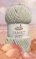 Samet soft 260 šedá