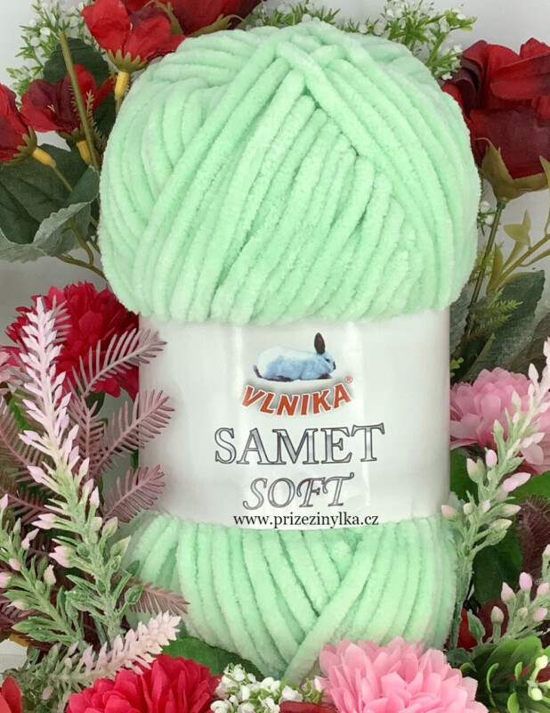 Samet Soft 250 zelenkavá