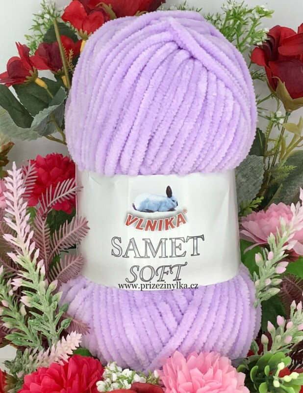 Samet soft 244 fialová 
