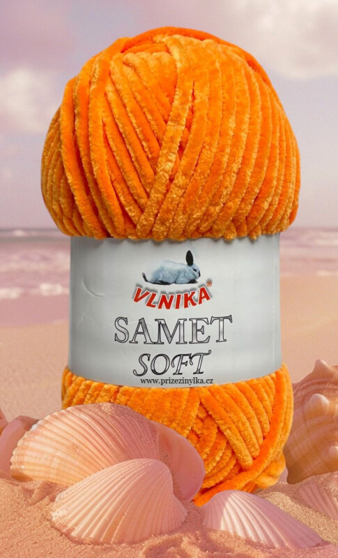 Samet soft 251 oranžová 