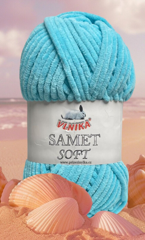 Samet soft 242 tyrkys 