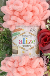 Puffy 638 růžovo-lososová