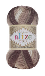 Diva batik 1815 hnědo-béžova