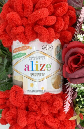 Puffy 056 červená 