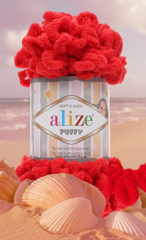 Puffy 056 červená 