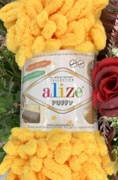 Puffy 216 šafránově žlutá 