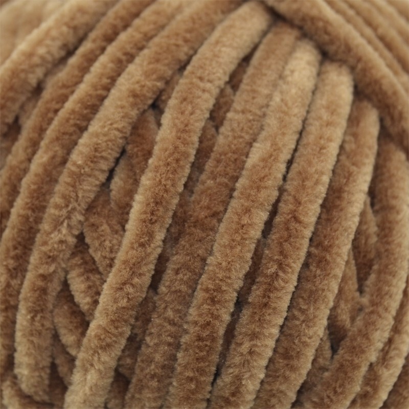POPYARN VELVET B009 hnědá 