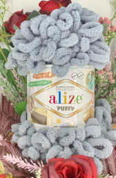 Puffy 428 středně šedá 