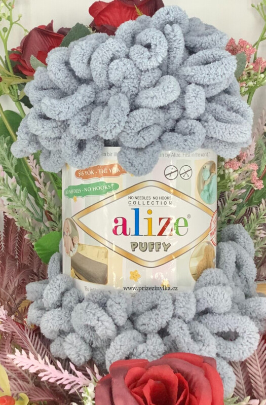 Puffy 428 středně šedá 