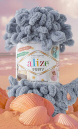 Puffy 428 středně šedá 