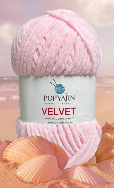 POPYARN VELVET B004 sv.růžová