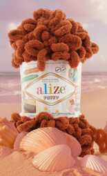 Puffy 597 rezavo-hnědá