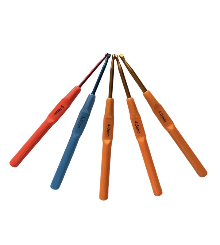 Háček kovový s plast.držadlem 3,0 mm