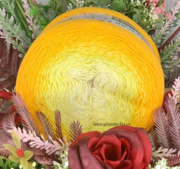 Rosegarden 309 smetanová, jemná žlutá, žlutá, oranžová