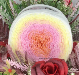 Rosegarden 302 oranžová,růžová,žlutá,bílá 